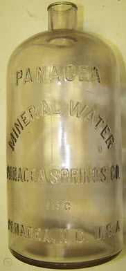 Panacea Springs - MINERAL WATER BOTTLE FROM PANACEA SPRINGS